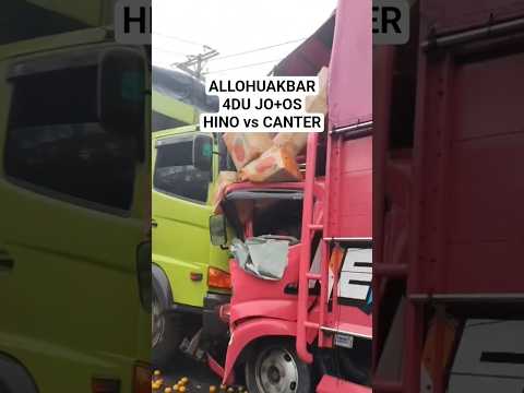 Saling 4du jotos truk besar sama truk kecil #shorts