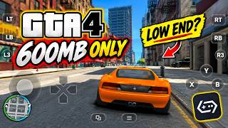 How to Play GTA 4 Lite 600MB on Android | GameHub Full Setup for Low-End Devices