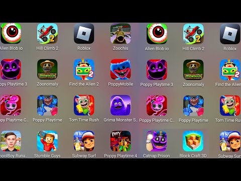 Roblox,Poppy Playtime Chapter 4,Zoochosis Mobile,Zoonomaly,Poppy Playtime 3,Grimace Monster,Subway..