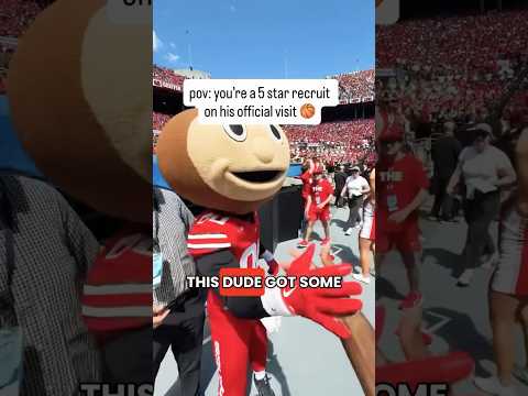 He pretended to be a 5 star recruit! #shorts #ohiostate #texas