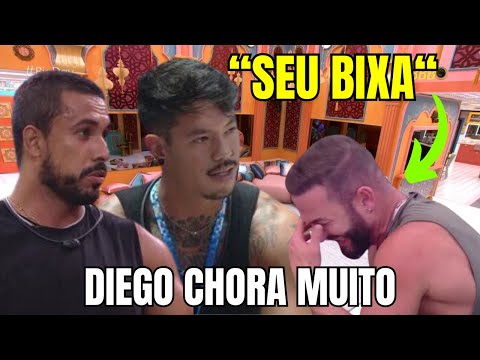 BBB 25: MIKE X!NGA DIEGO HYPOLITO ELE CHORA E PEDE QUE A PRODUÇÃO EXPULS...