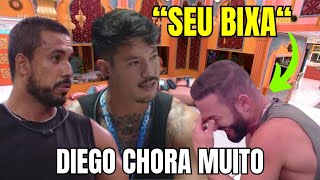 BBB 25: MIKE X!NGA DIEGO HYPOLITO ELE CHORA E PEDE QUE A PRODUÇÃO EXPULS...