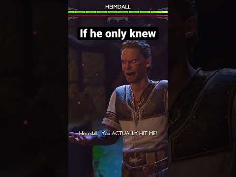 Heimdalls Power isn’t enough for Kratos  #shorts #godofwarragnarok