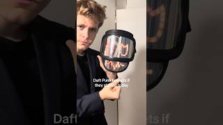 If Daft Punk helmets had displays 🤖 #daftpunk #cosplay #cooltech #techno #mask