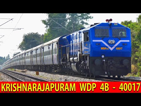 The STUNNING WDP 4B of KRISHNARAJAPURAM | Indian Railways