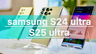 comparison between Samsung s24 ultra and s25 ultra #s25ultra #s24ultra #samsunggalaxys25ultra