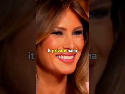 Melania talks about Trump