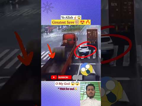 Ya Allah☝️😇Gratest save Car 😍#ytshorts #shorts #respect #shortsfeed #viral #foryou #india