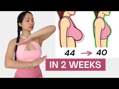 EASY MOVES to reduce breast size in 2 weeks, lift & tighten skin for perkier shape, no jumping