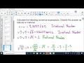 Operations on Rational and Irrational Numbers Explained