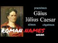 Roman Naming Conventions and Practices