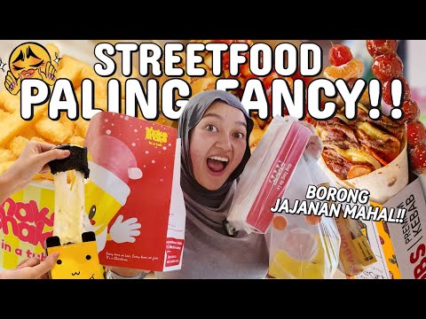 BORONG JAJANAN DI MALL PALING FANCY!! MAHAL PUN KITA BELIIII!!