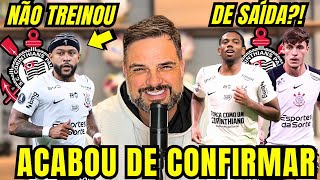 VAZOU TUDO AGORA EM PRIMEIRA MÃO DE DENTRO DO CORINTHIANS! VENDA DE JOGADORES! MEMPHIS NÃO TREINA