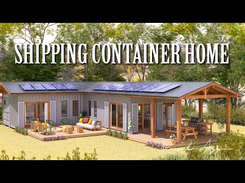 Shipping Container House - Three Bedroom - Living OFF GRID