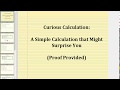 Understanding the Calculation Trick
