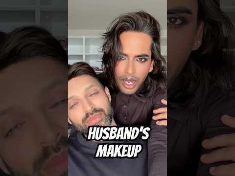 Doing my husband’s makeup 💕🧿 #minimalmakeup
