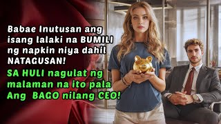 Babae INUTUSAN ang isang lalaki na BUMILI NG NAPKIN NIYA DAHIL NATAGUSAN - ITO PALA ANG BAGONG CEO!