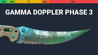 Flip Knife Gamma Doppler Phase 3 Wear Preview video