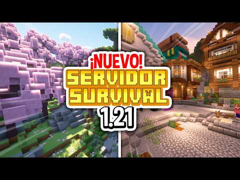 ✅ El MEJOR Servidor SURVIVAL VANILLA para MINECRAFT PE 1.21.51 ¡Actualizado! (JAVA Y BEDROCK)