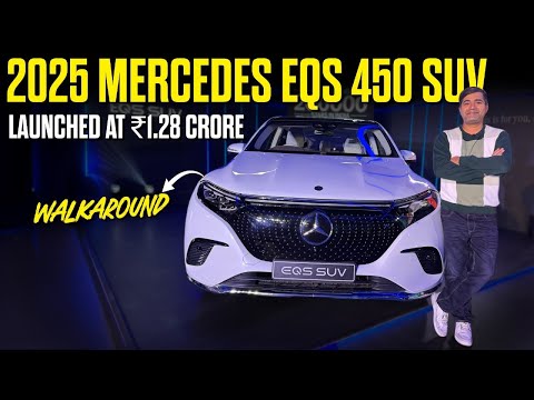 2025 Mercedes-Benz EQS 450 SUV Walkaround | Price starts from ₹1.28 Crore | Times Drive Green