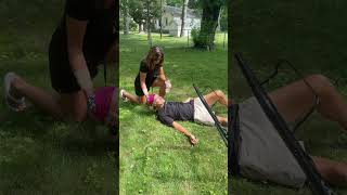 DAD PASSES OUT TO GET OUT OF SPEEDING TICKET.
