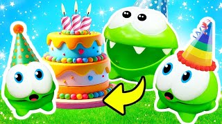 🎂👦👧 Preparando un pastel para niños | Aventuras de Om Nom
