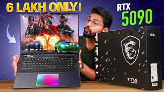 *6 Lakh* Gaming Beast 💸 RTX 5090 Laptop 💻 | MSI Titan 18 HX AI Review 🔥 | 4K Gaming & Editing Test