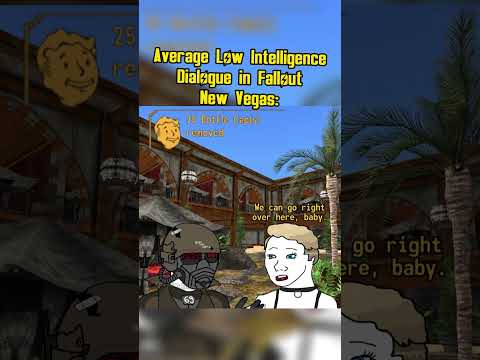 Average Low Intelligence Dialogue in Fallout New Vegas #fallout #memes #shorts