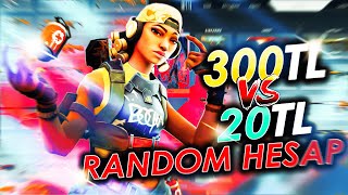 20 TL VS 300 TL RANDOM HESAP SATIN ALDIM VALORANT