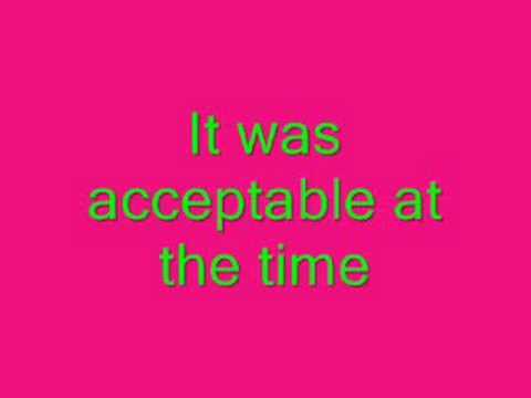 Calvin Harris -Acceptable in the 80's lyrics
