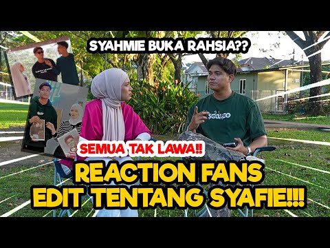 SYAHMIE REVEAL PERNAH SALAH FAHAM TERUK DENGAN SOFIE!!! SYAHMIE KUTUK & MENYAMPAH CARA FANS EDIT!!!