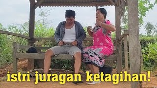 Genjot istri juragan di gubuk tua!