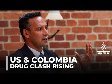 YouTube video thumbnail: Trump's War on Drugs: Colombia Says It Has 'Real Commitment' to Stop Trade