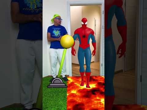 I Defeated The Monsters! spiderman venom Skibidi Toilet Wednesday grass is lava
