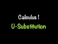 Substitution Rule in Integration
