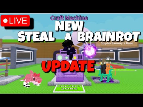 LIVE🔴: PLAYING STEAL A BRAINROT WITH VIEWERS #stealabrainrot #roblox #shorts #shortslive #fyp
