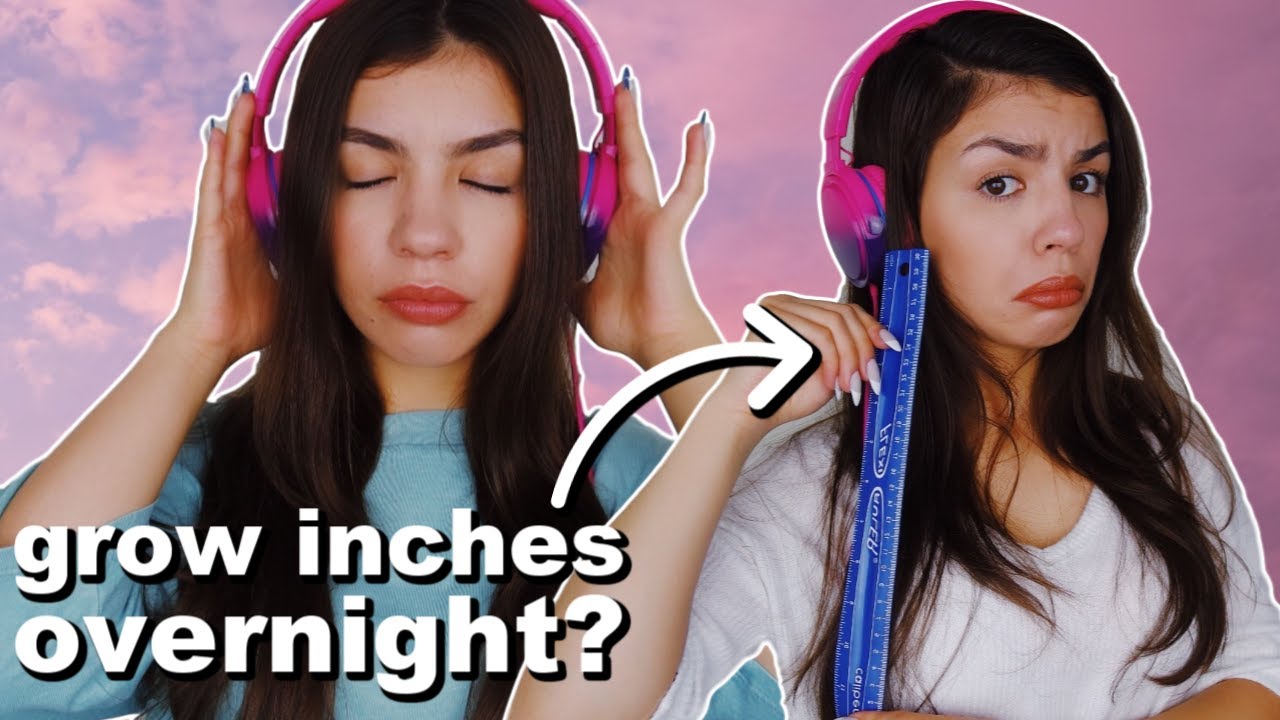 I tried hair growth subliminals for one week. - Audrey Victoria