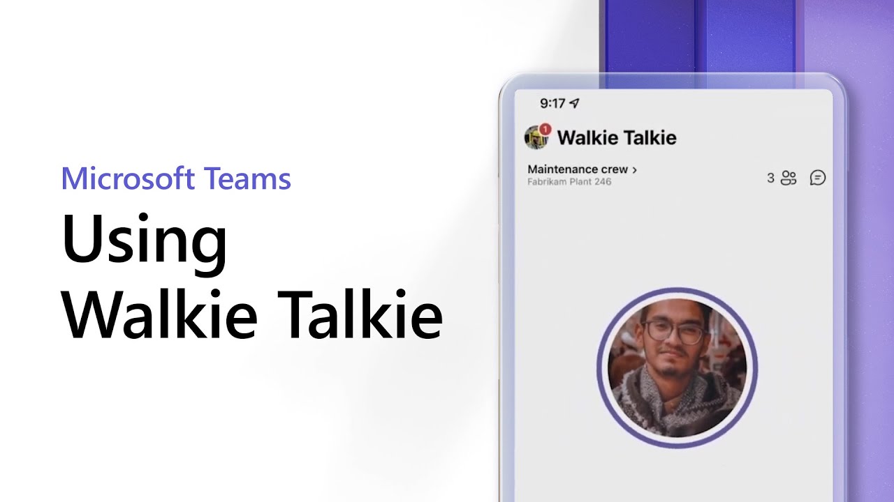 Using Walkie Talkie in Microsoft Teams