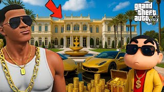 FRANKLIN TOUCH ANYTHING BECOME GOLD AND DIAMOND | EVERYTHING IS FREE IN GTA5