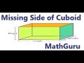Calculating Volume of Cuboids