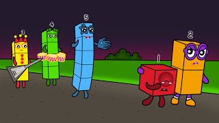 Numberblocks 2 and Numberblocks 1 resigned from the band - Numberblocks fanmade coloring story