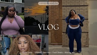 I Missed Ya: Face Waxing | Sinners Movie Dates | Honey Blonde Wig Install | Laundry + Shop With US!