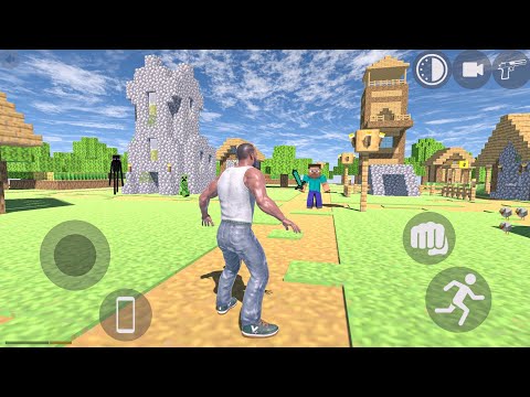 Franklin Teleport Minecraft World in Indian Bike Driving 3D