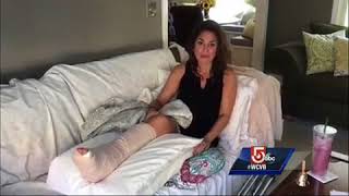 Bell in hand, Cindy recovers from surgery