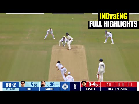 INDvsENG 1st Test Day 3 full highlights | INDIAvsENGLAND 1st Test Day 3 full highlights |