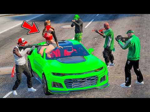 Saqueamos el Cargamento Pesadas de los Verdes con mi Novia GTA 5 Roleplay