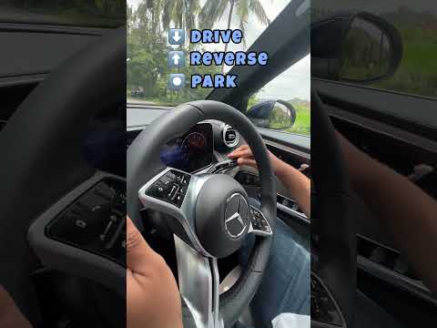 Mercedes-Benz ke cars mein gear lever kahan hota hai? #shorts