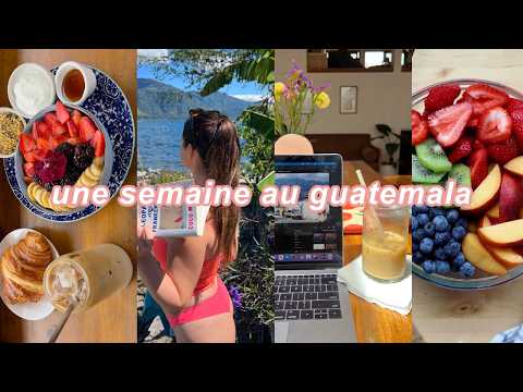 une semaine au guatemala : tout ce que j'ai mangé 🐠🥑🍓🥥🌴