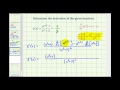 Understanding Derivatives and the Quotient Rule