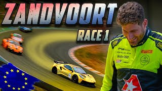 CRAZIEST RACE OF THE YEAR in Zandvoort!! GT4 Euro Series Round 2 - Race 1